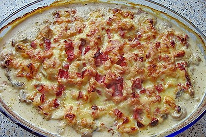 &Uuml;berbackene Putenfilets 2
