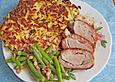 Schweinefilet im Mettmantel