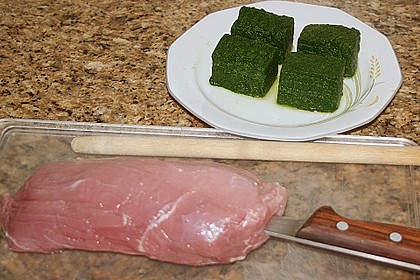 Gef&uuml;lltes Schweinsfilet in zarter Senfsauce 1