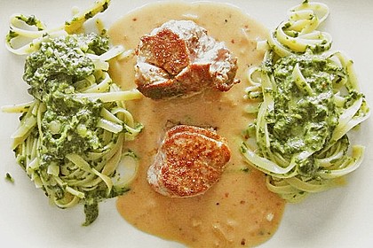 Gef&uuml;lltes Schweinsfilet in zarter Senfsauce 5
