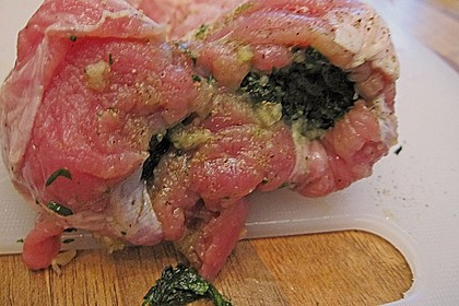 Gef&uuml;lltes Schweinsfilet in zarter Senfsauce 7