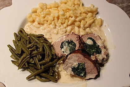 Gef&uuml;lltes Schweinsfilet in zarter Senfsauce 18