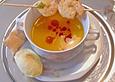 K&uuml;rbiscremesuppe &aacute; la  Moni
