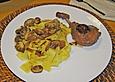 Ente in Rotwein