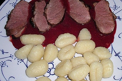 Entenbrust in rosa Pfeffer-Fruchtsauce 3