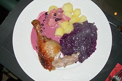 Entenbrust in rosa Pfeffer-Fruchtsauce 8