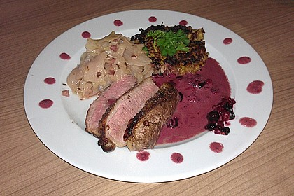 Entenbrust in rosa Pfeffer-Fruchtsauce 9