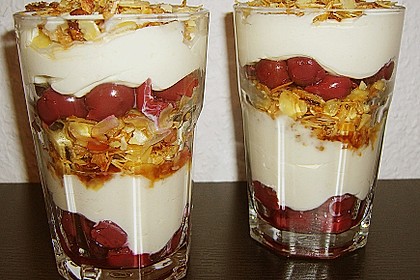 Frischkäse-Kirsch-Dessert 1