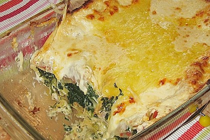 Spinat-Lasagne