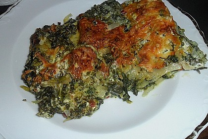 Spinat-Lasagne 12