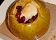 Bratapfel mit Lebkuchensauce