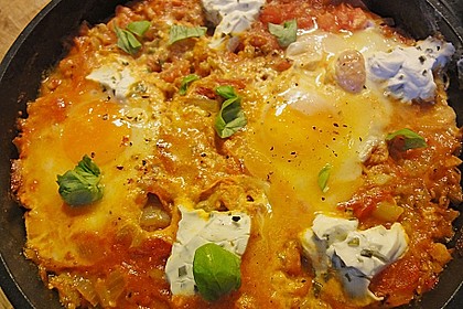 Eier in Tomatensugo 13