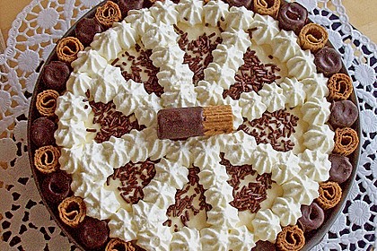 Waffelr&ouml;llchen - Eierlik&ouml;rtorte 6