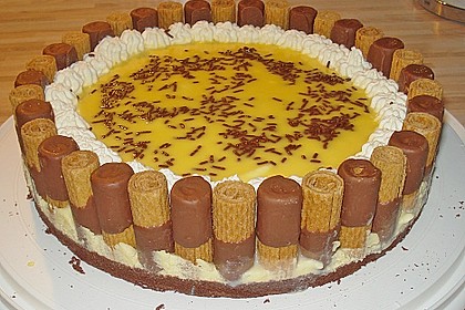 Waffelr&ouml;llchen - Eierlik&ouml;rtorte 8