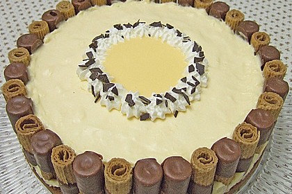 Waffelr&ouml;llchen - Eierlik&ouml;rtorte 10