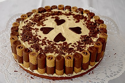Waffelr&ouml;llchen - Eierlik&ouml;rtorte 14