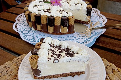 Waffelr&ouml;llchen - Eierlik&ouml;rtorte 18