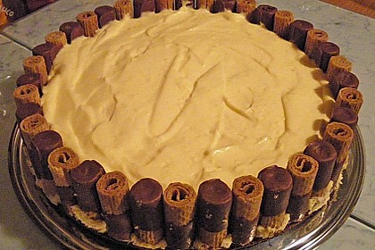 Waffelr&ouml;llchen - Eierlik&ouml;rtorte 20