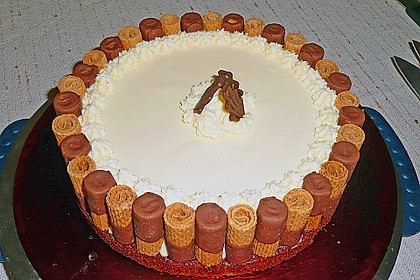 Waffelr&ouml;llchen - Eierlik&ouml;rtorte 26