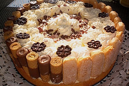 Waffelr&ouml;llchen - Eierlik&ouml;rtorte 27