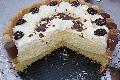 Waffelr&ouml;llchen - Eierlik&ouml;rtorte 28