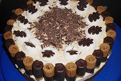 Waffelr&ouml;llchen - Eierlik&ouml;rtorte 5