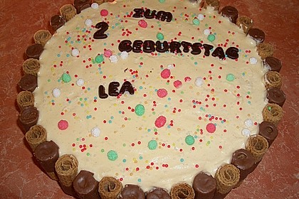 Waffelr&ouml;llchen - Eierlik&ouml;rtorte 1