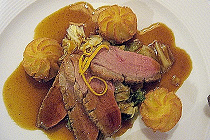 Glasierte Entenbrust