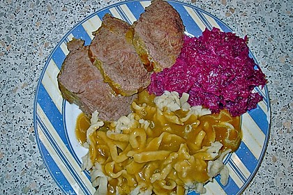 Rinderbraten mit einer Senfkr&auml;uterkruste 1