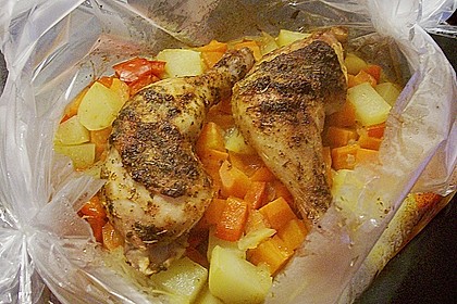 H&auml;hnchenschlegel im Bratschlauch 2
