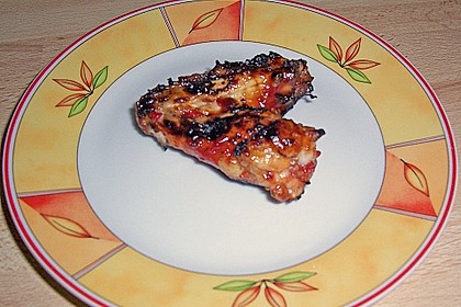 BBQ Chicken Wings Hot & Spicy 10