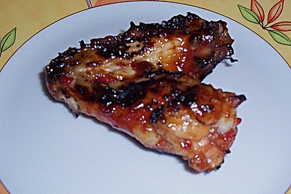 BBQ Chicken Wings Hot & Spicy 12