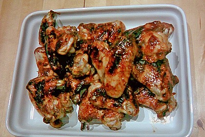 BBQ Chicken Wings Hot & Spicy 9
