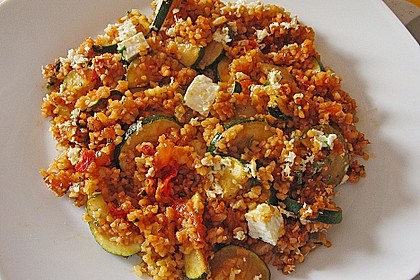 Bulgur-Schafskäse-Auflauf 2