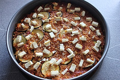 Bulgur-Schafskäse-Auflauf 13