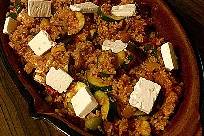 Bulgur-Schafskäse-Auflauf 1