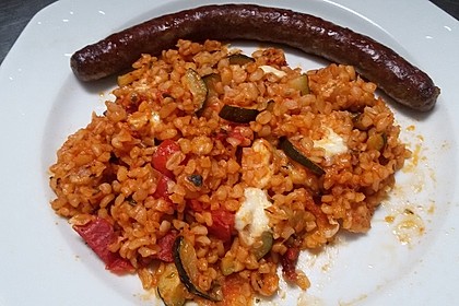 Bulgur-Schafskäse-Auflauf 3