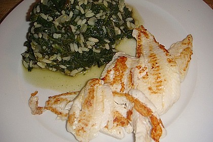 Spinatreis mit Zitrone 2