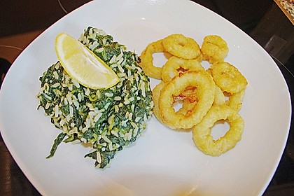 Spinatreis mit Zitrone 3
