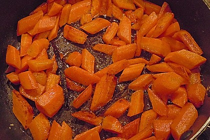 Karamellisierte Karotten 4