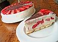 Cappuccino - Erdbeer - Torte