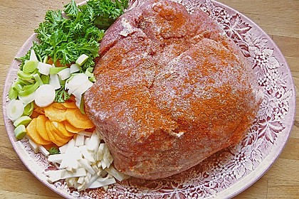 Bayerischer Schweinebraten mit Biersauce 6