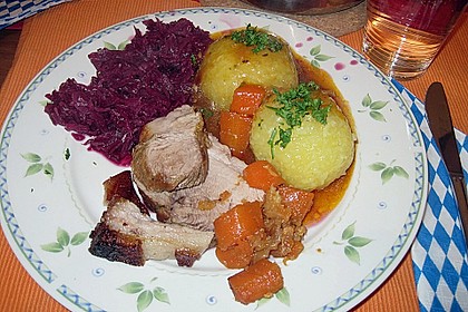 Bayerischer Schweinebraten mit Biersauce 1