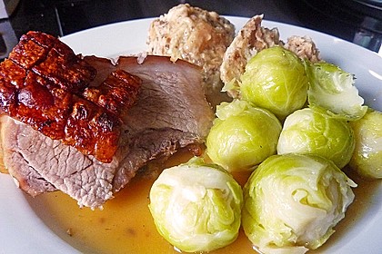 Bayerischer Schweinebraten mit Biersauce 5