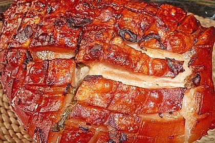 Bayerischer Schweinebraten mit Biersauce 10