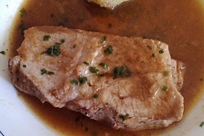 Bayerischer Schweinebraten mit Biersauce 15