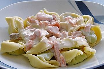 Lachs-Nudeln