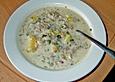 K&auml;sesuppe mit Hackfleisch