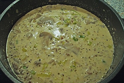 K&auml;sesuppe mit Hackfleisch 2