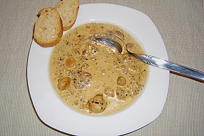 K&auml;sesuppe mit Hackfleisch 4
